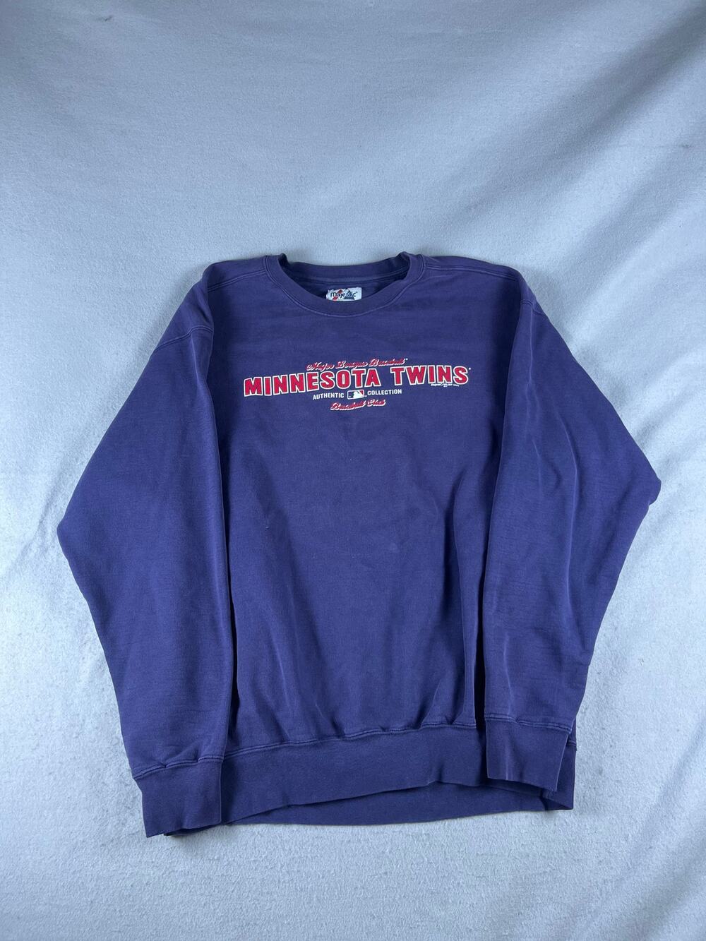 Vintage Minnesota Twins Sweatshirt Mens XL Majestic Purple MLB Baseball Sports